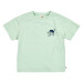 Müsli kortærmet T-shirt - Sea print emerald | Farve: Grøn